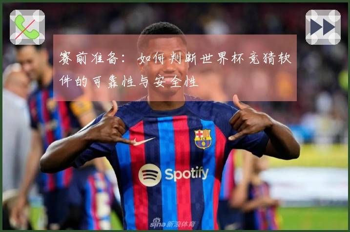 赛前准备：如何判断世界杯竞猜软件的可靠性与安全性